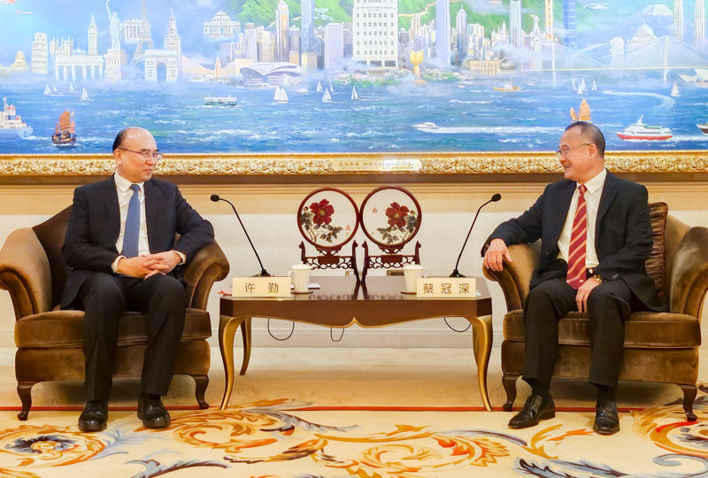 Dr. Jonathan Choi, Chairman of the Alliance, held discussions with Mr. Xu Qin, Secretary of Heilongjiang Provincial Committee