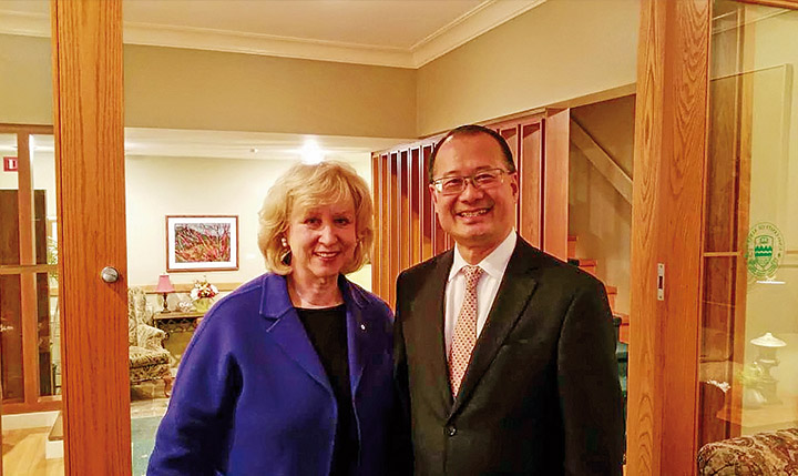  The Right Honourable Kim Campbell, former Prime Minister of Canada.