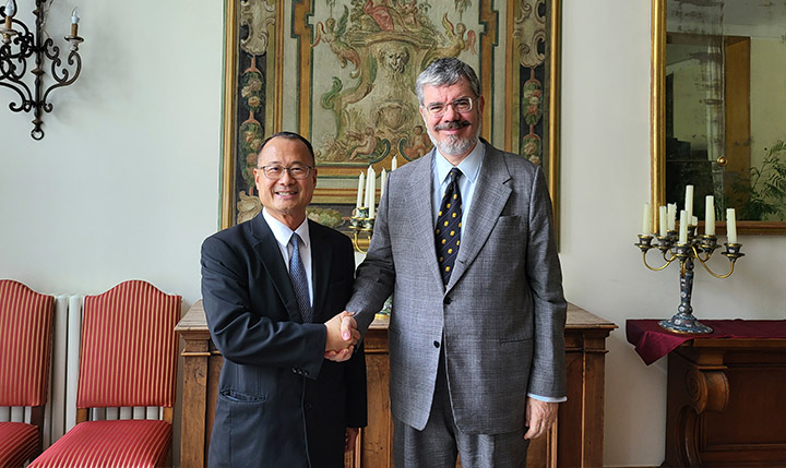 Mr. Massimo Ambrosetti, the Italian Ambassador to China. Mr. Massimo Ambrosetti, the Italian Ambassador to China.