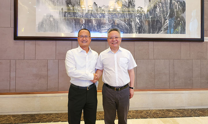 湖南省委书记沈晓明会见粤港澳大湾区企业家联盟主席蔡冠深