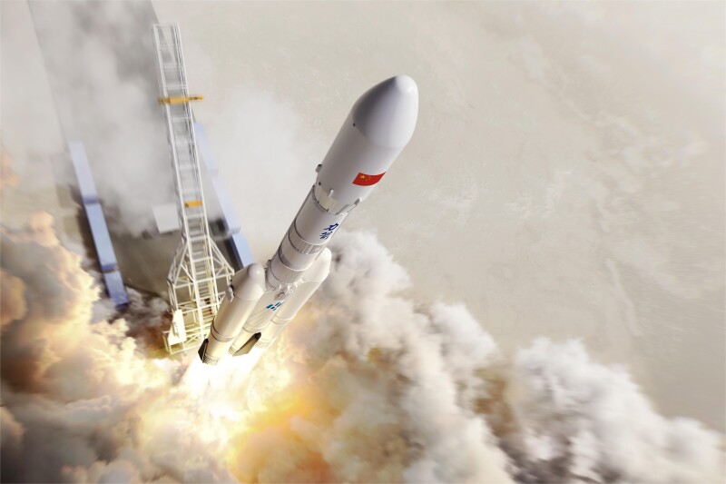 “南沙造”力箭一号遥四运载火箭出征