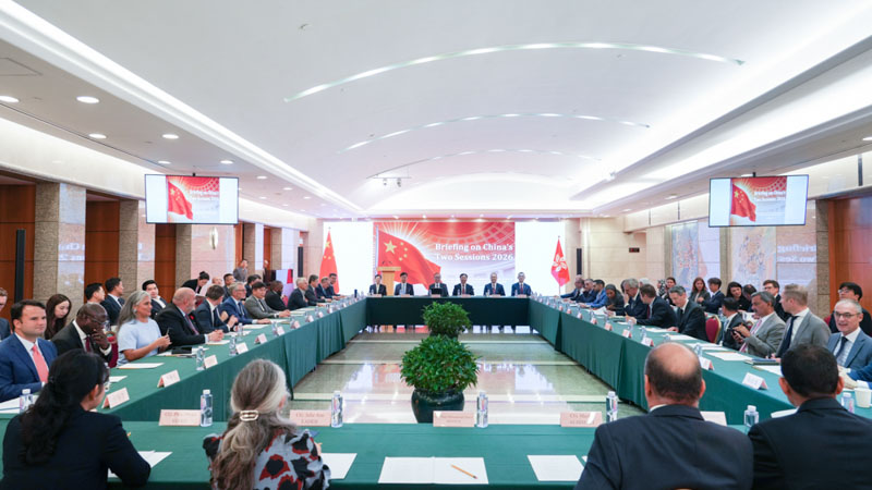 Dr. Jonathan Choi attends the briefing session on the guiding principles of the NPC and CPPCC sessions held by the Office of the Commissioner of the Ministry of Foreign Affairs in the HKSAR.
