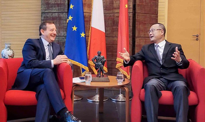  Mr. Bertrand Lortholary, the French Ambassador to China.