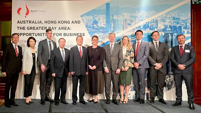Dr. Jonathan Choi was invited to attend the "Australia, HK and the GBA" Business Exchange Dinner.