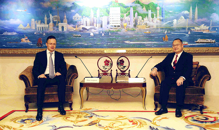 Hungary's Minister of Foreign Affairs and Trade, Péter Szijjártó Hungary's Minister of Foreign Affairs and Trade, Péter Szijjártó