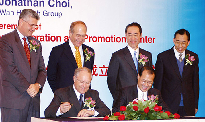 Founded the Hong Kong-Israel Civil Technology Cooperation and Promotion Center.