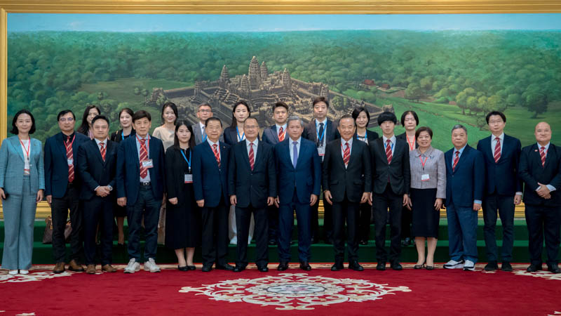 蔡冠深率团访柬考察获洪玛奈首相会见  深化务实合作 赋能共赢发展