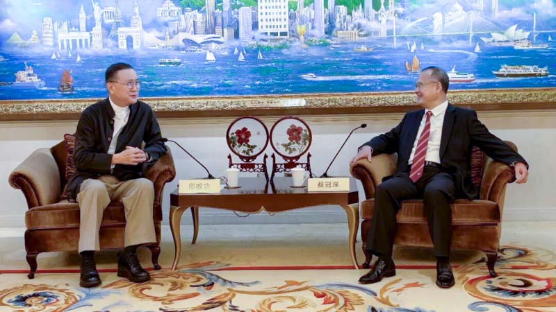 粤港澳大湾区企业家联盟与泰中商务委员会共商合作