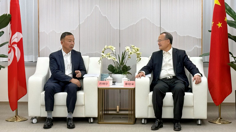 联盟主席蔡冠深与海南省领导共商琼港合作新机遇