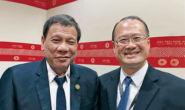  Mr. Rodrigo Duterte, then President of the Republic of the Philippines.