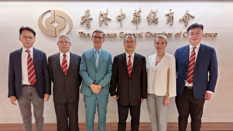 Dr. Jonathan Choi meets with Mr.Gerhard ZETTL, the new Consul General of Austria in Hong Kong.
