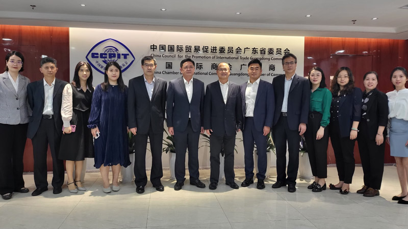 Dr. Jonathan Choi, Chairman of GBA Entrepreneur Union, paid a visit to CCPIT Guangdong and Guangzhou